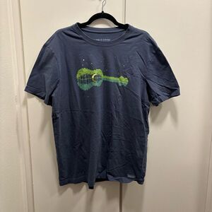 Life is Good Men's Large Natural Rhythm Short Sleeve Crusher Tee